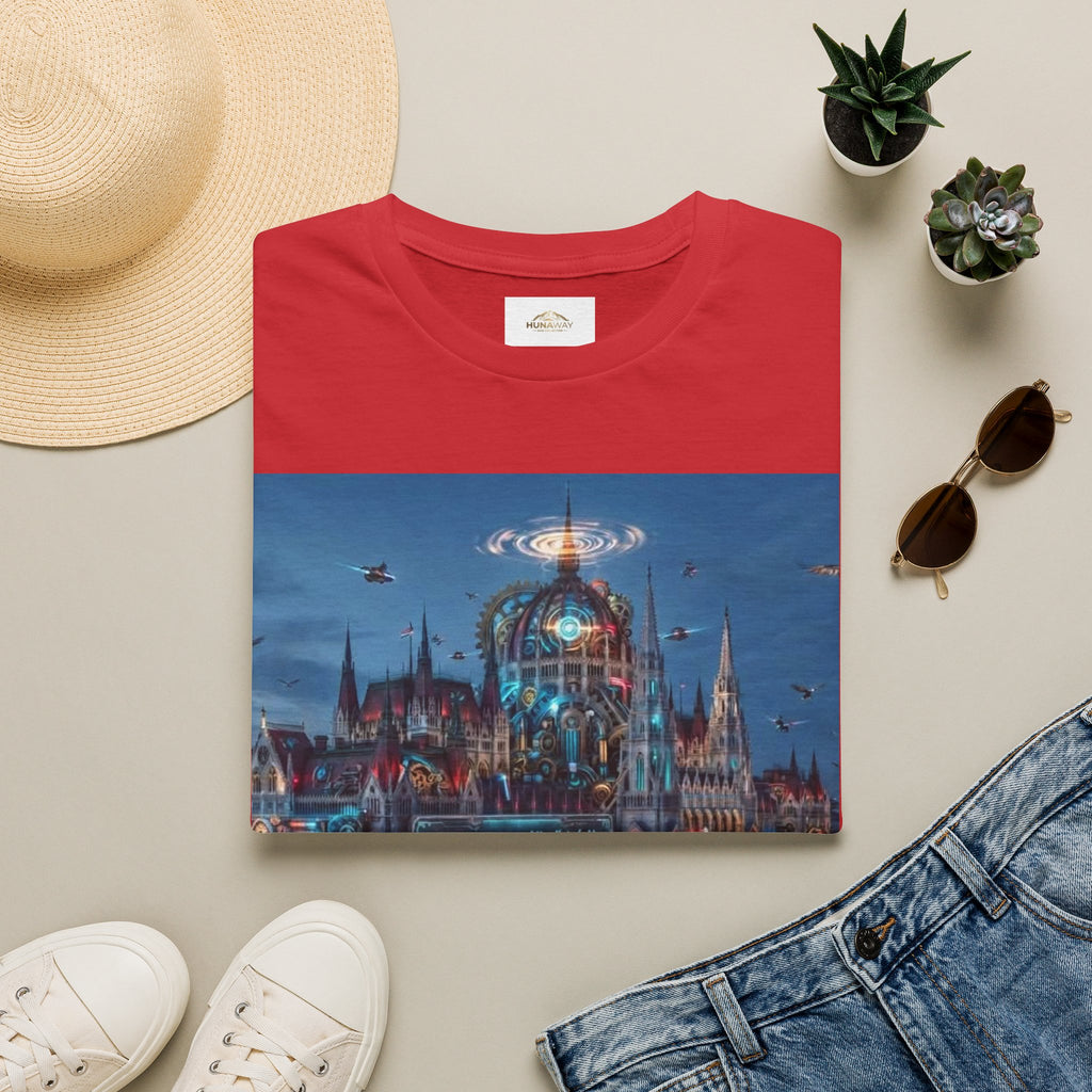 Unisex Fantasy Cityscape T-Shirt