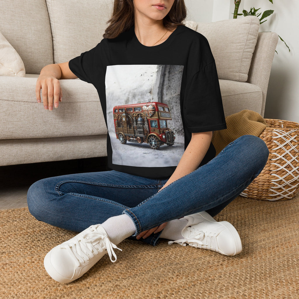Vintage Red Double-Decker Bus T-Shirt