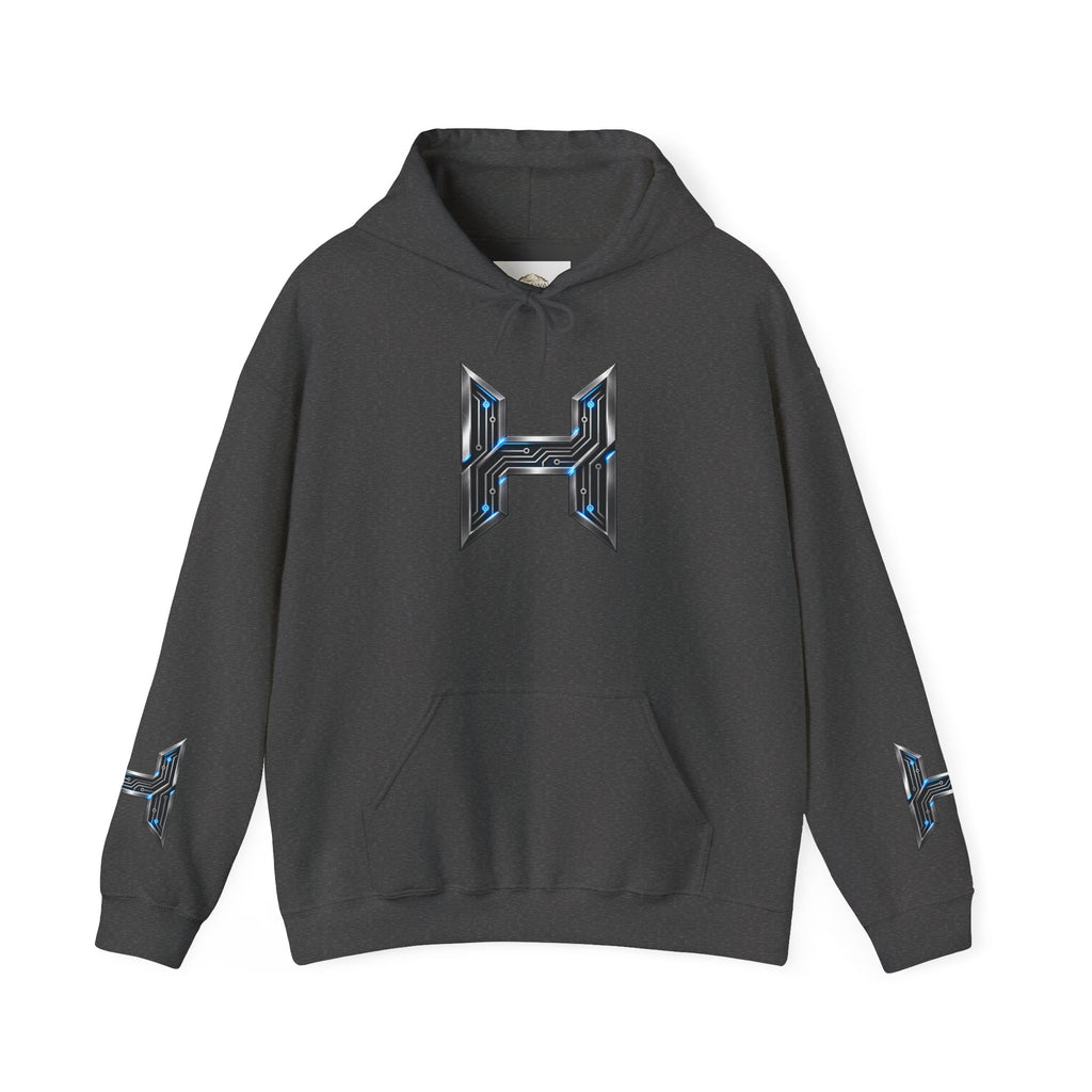 Hunaway Tech Futuristic Graphic Sweatshirt