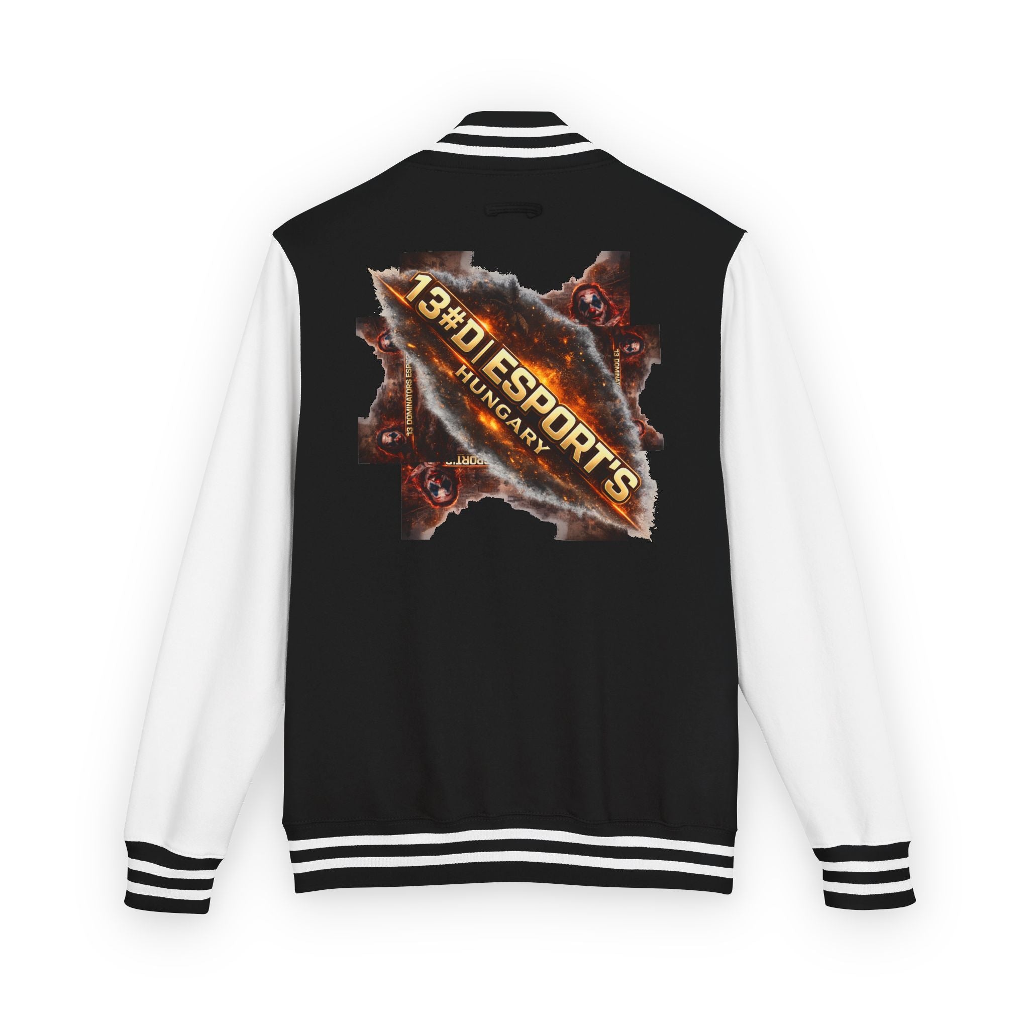 Letterman Jacket — 1381 Esports Hungary Torn Metal Logo