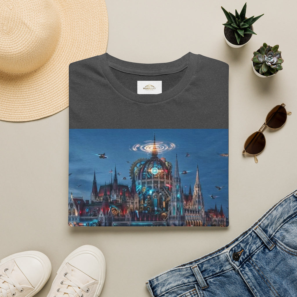 Unisex Fantasy Cityscape T-Shirt