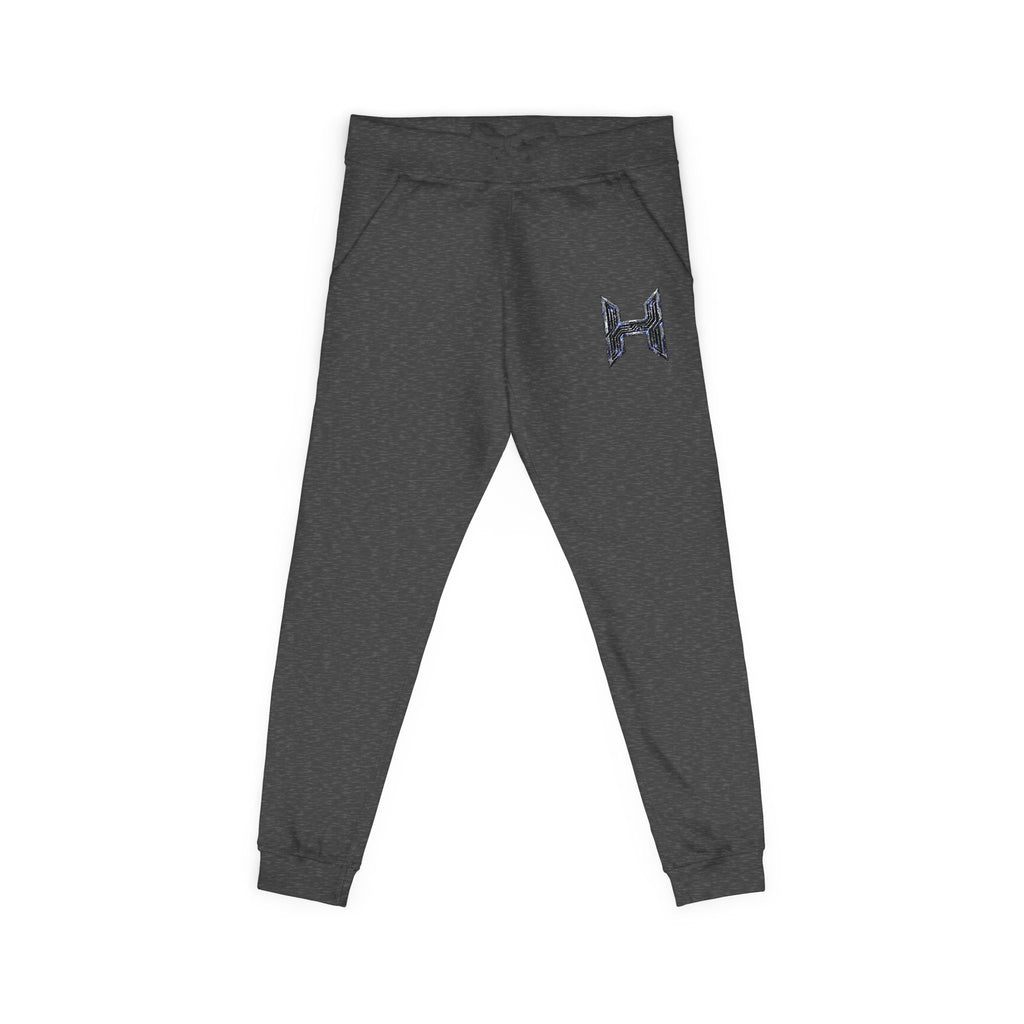 Embroidered Floral 'H' Fleece Sweatpants