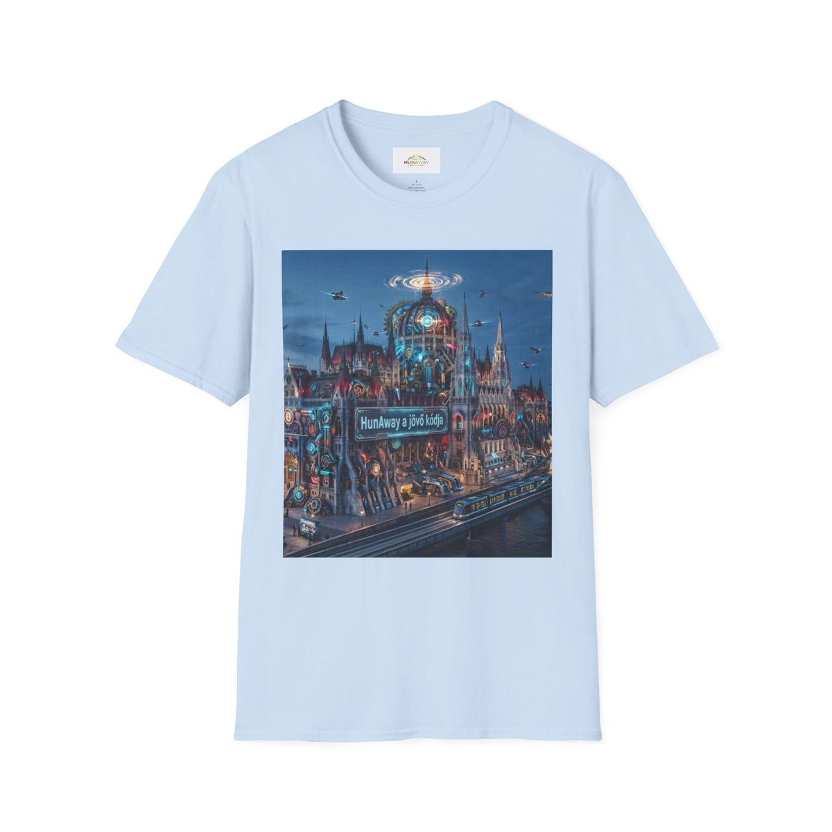 Unisex Fantasy Cityscape T-Shirt