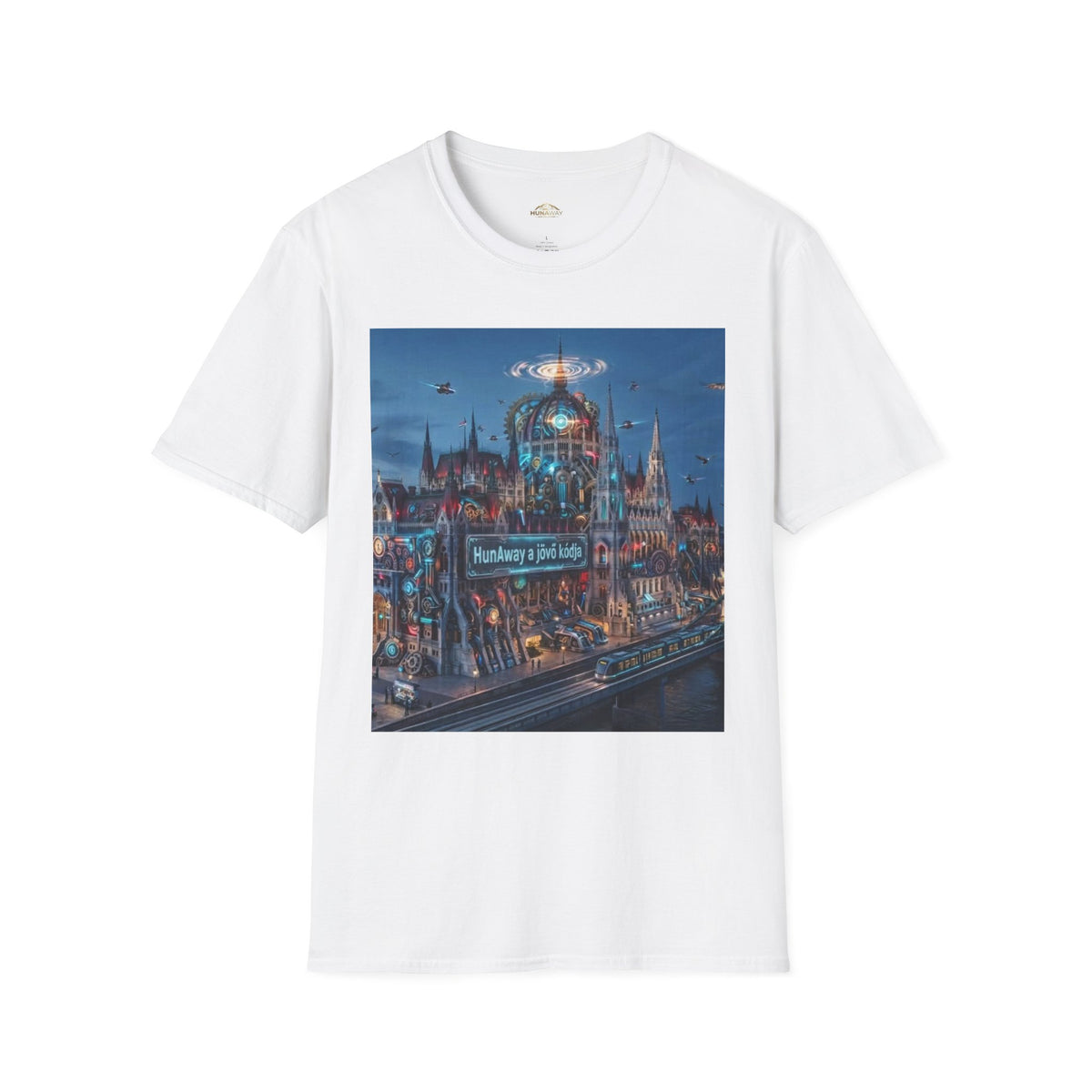 Unisex Fantasy Cityscape T-Shirt