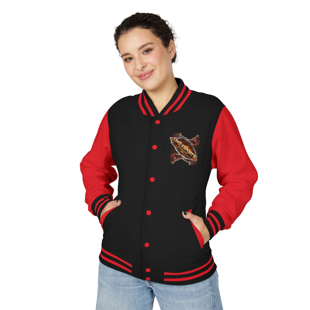 Letterman Jacket — 1381 Esports Hungary Torn Metal Logo