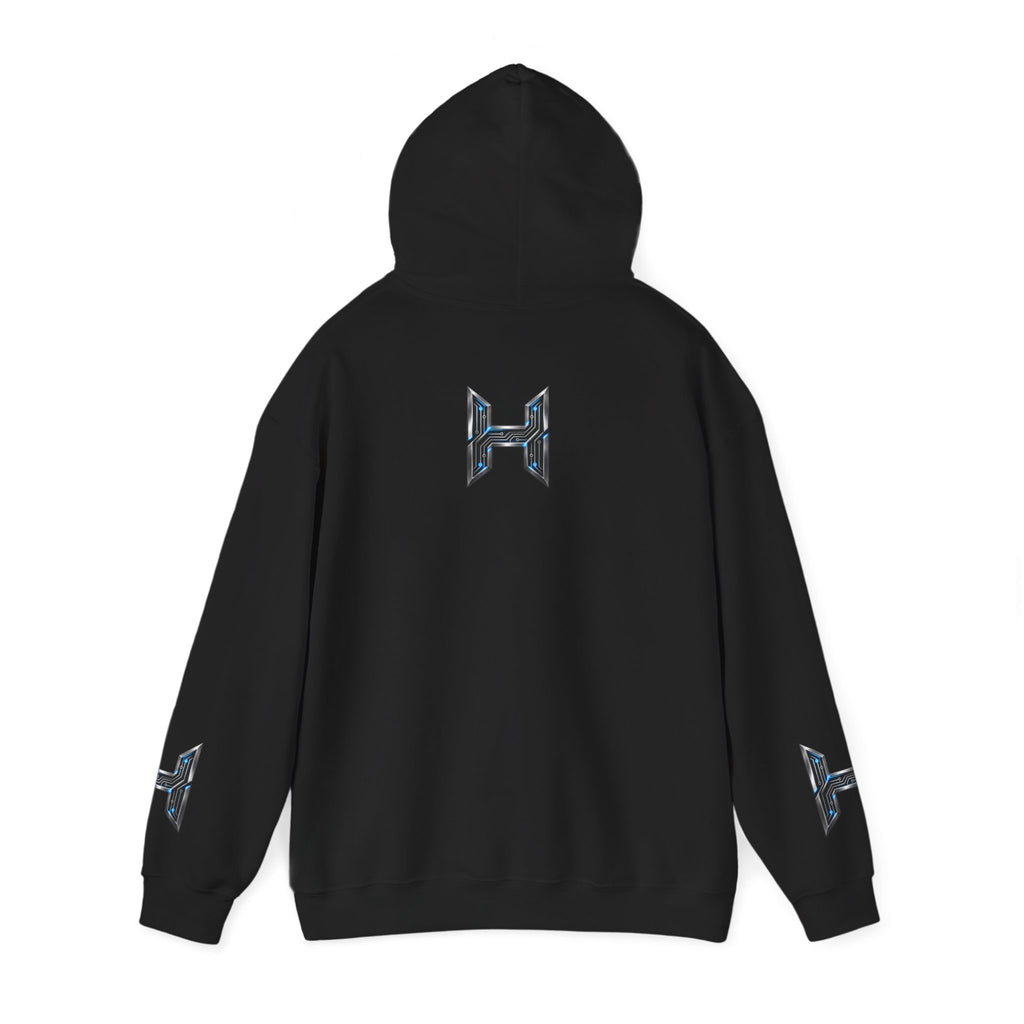Hunaway Tech Futuristic Graphic Sweatshirt