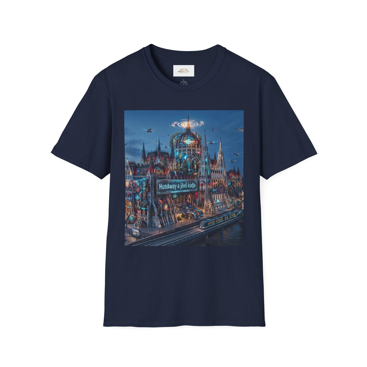 Unisex Fantasy Cityscape T-Shirt