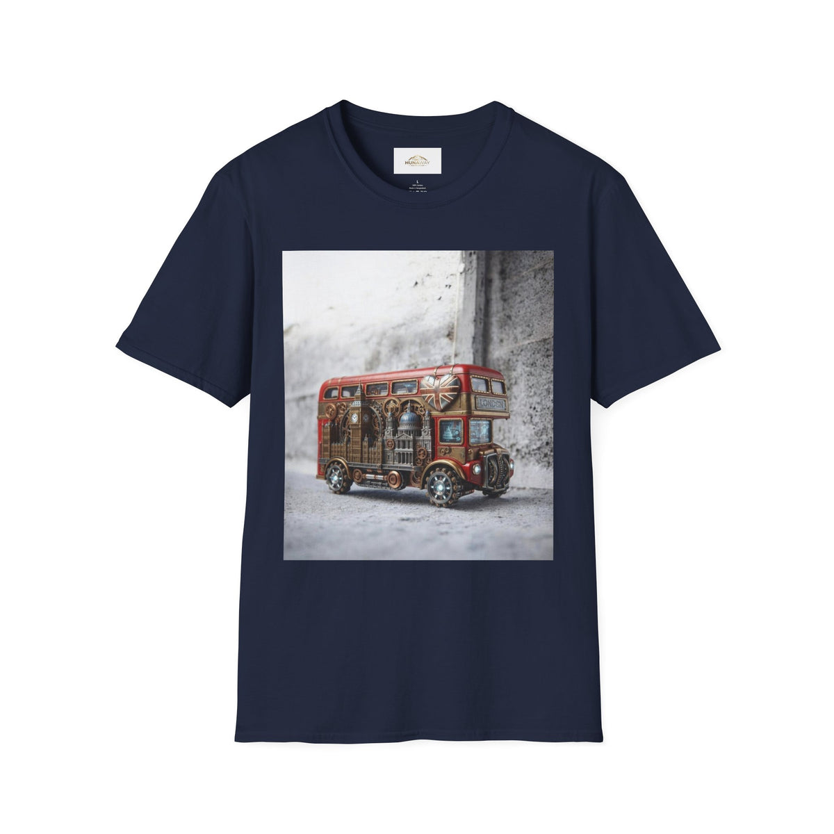 Vintage Red Double-Decker Bus T-Shirt