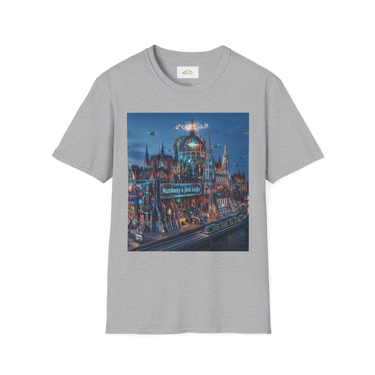 Unisex Fantasy Cityscape T-Shirt