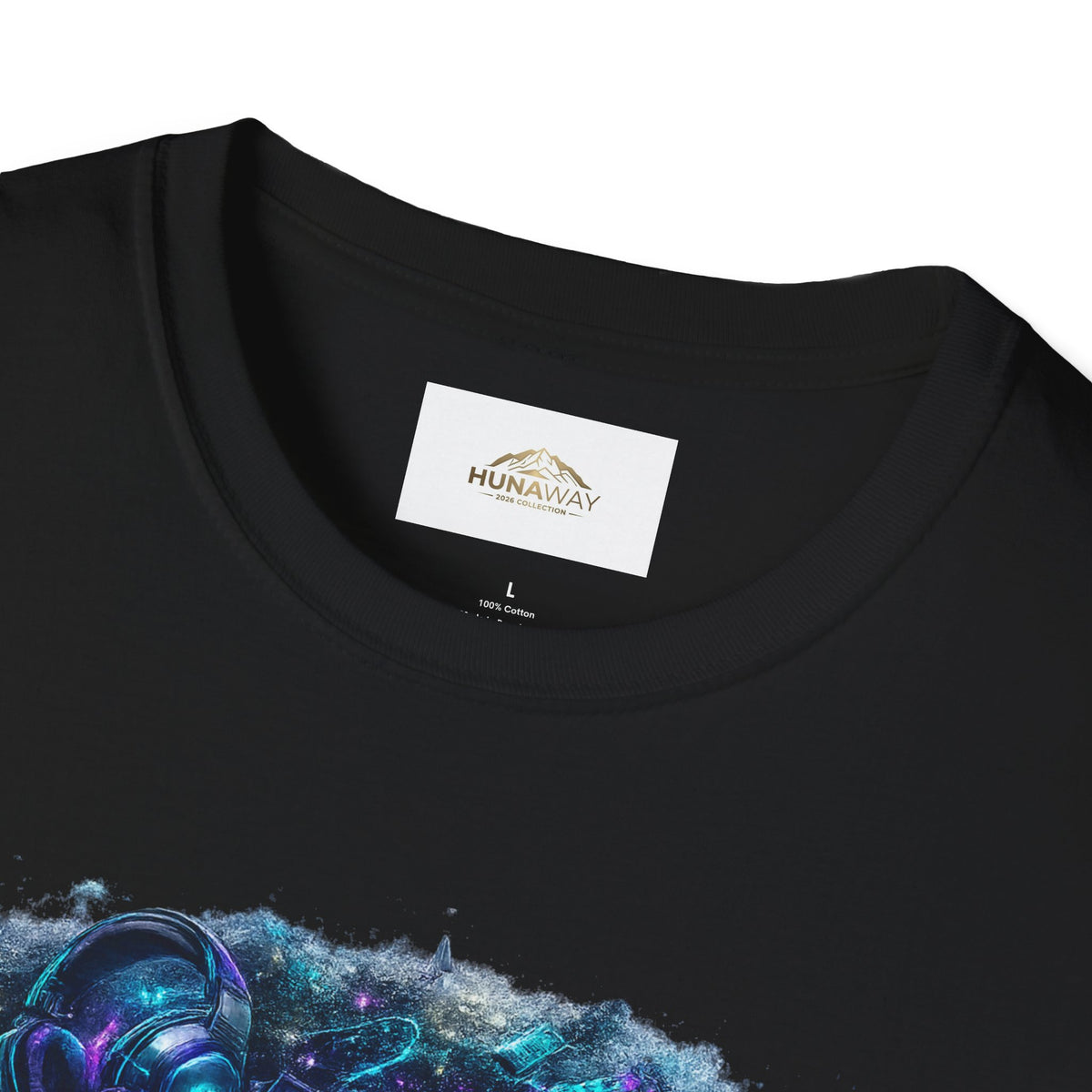Gamer Retro Sci‑Fi T-Shirt Black