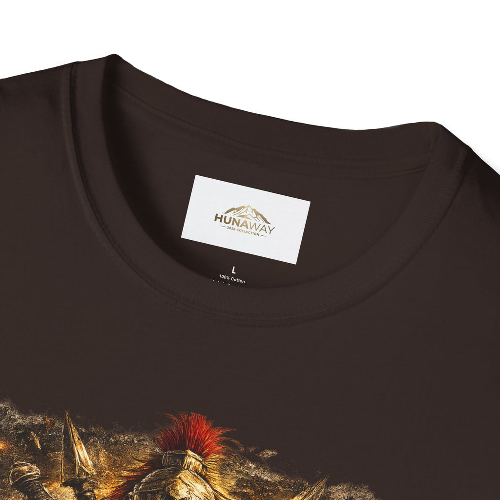 13 Dominators  Spartan Warrior  T-Shirt Dark Chocolate