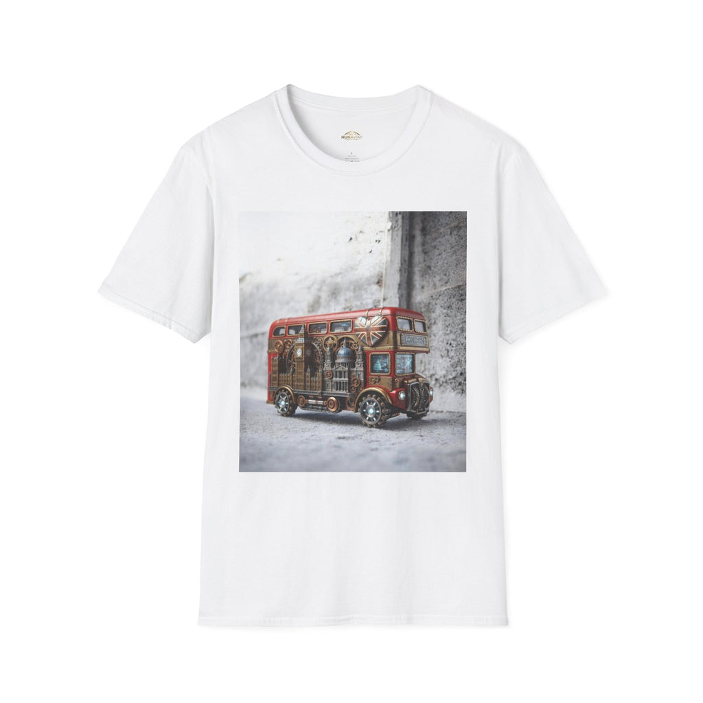 Vintage Red Double-Decker Bus T-Shirt
