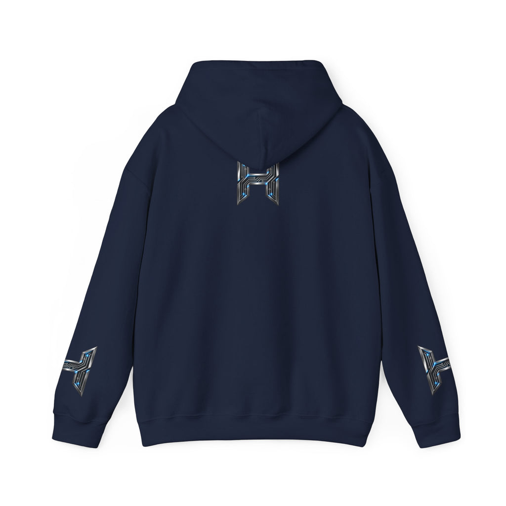 Hunaway Tech Futuristic Graphic Sweatshirt