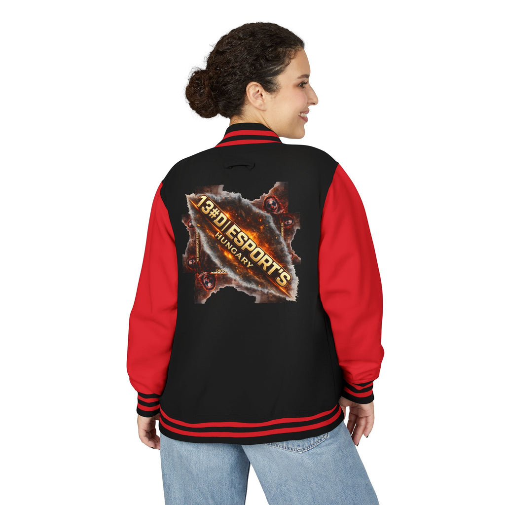 Letterman Jacket — 1381 Esports Hungary Torn Metal Logo
