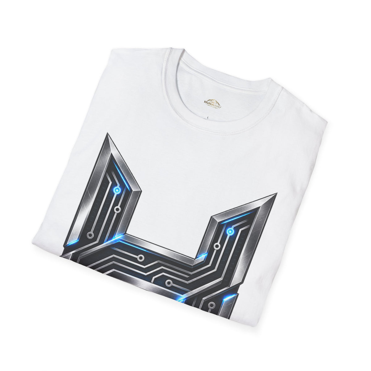 Hunaway Tech Circuit Letter T-Shirt