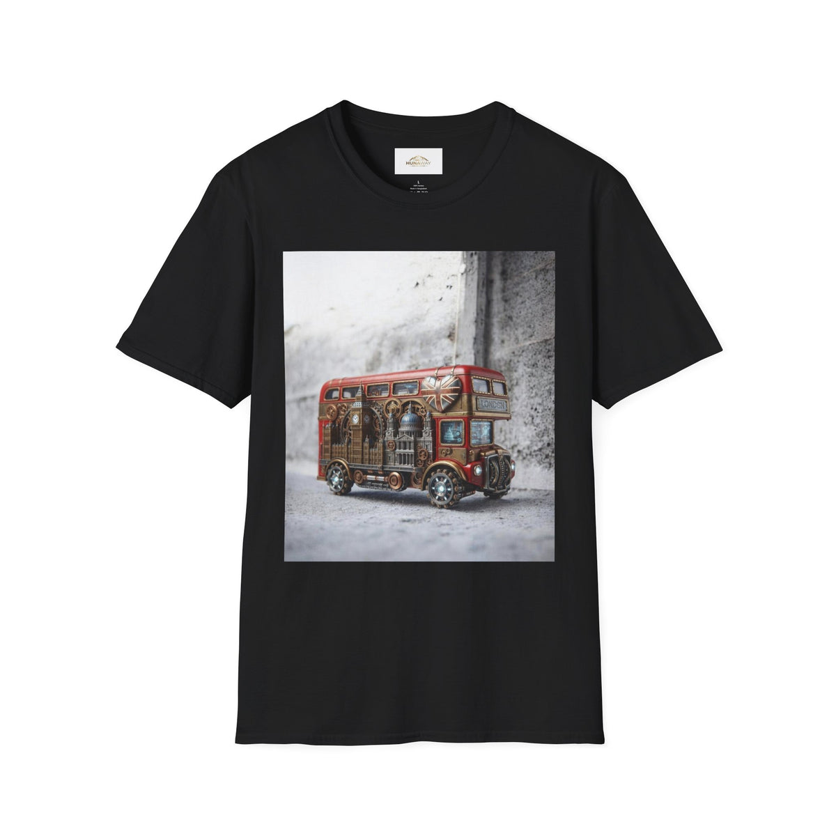 Vintage Red Double-Decker Bus T-Shirt