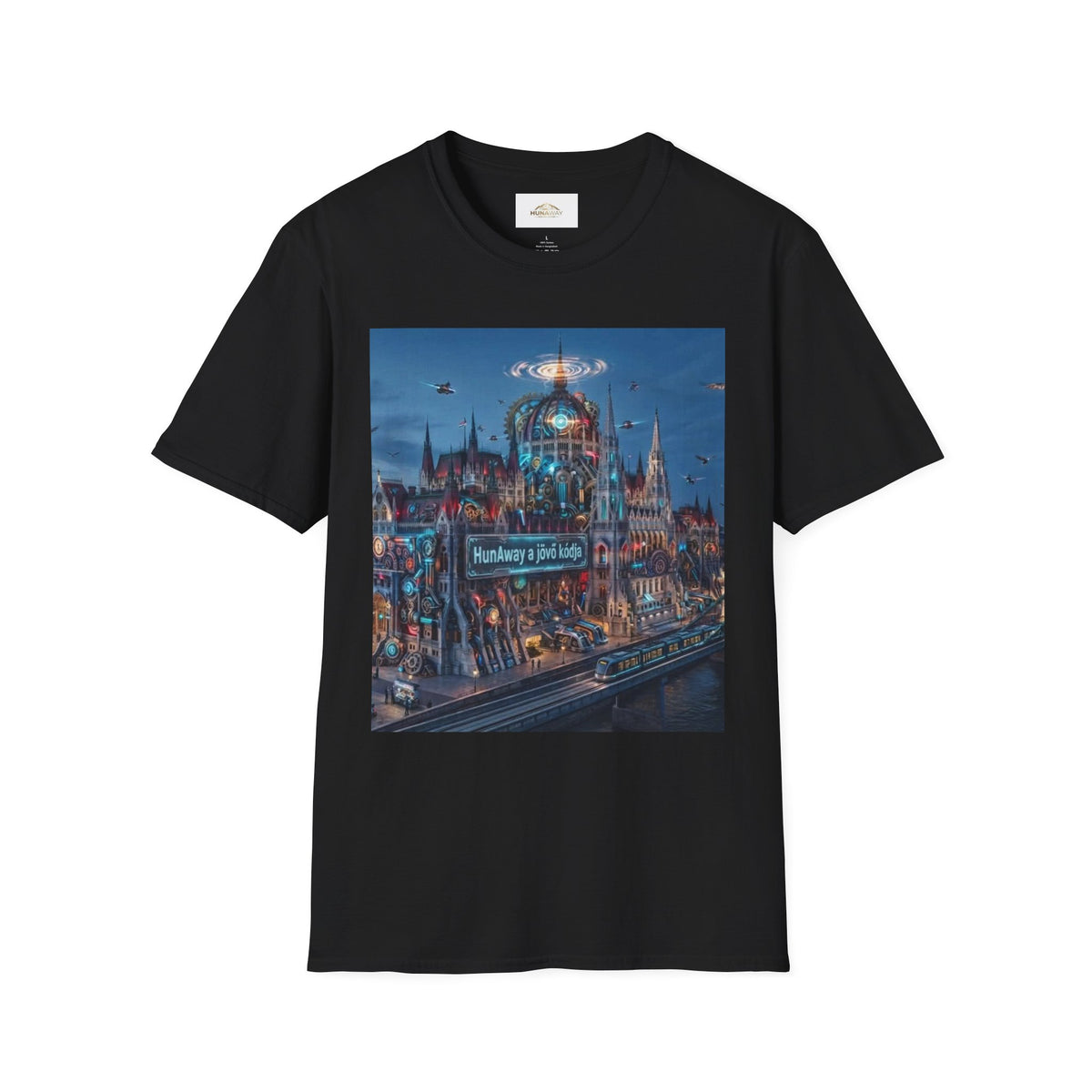 Unisex Fantasy Cityscape T-Shirt