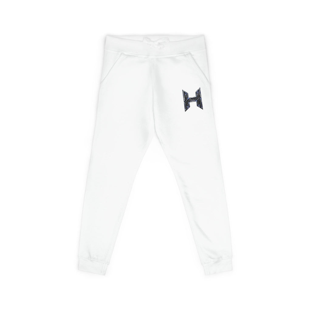 Embroidered Floral 'H' Fleece Sweatpants