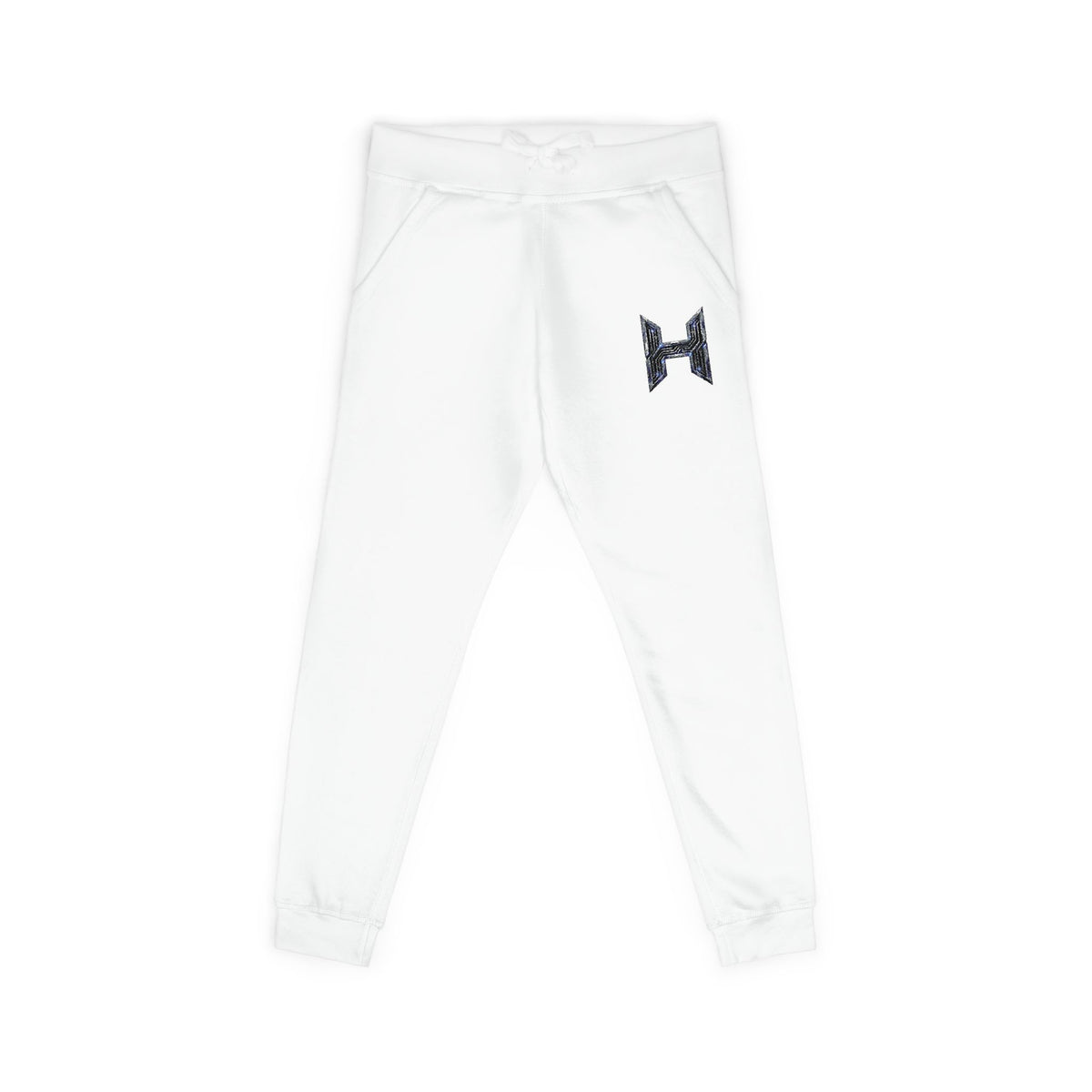 Embroidered Floral 'H' Fleece Sweatpants