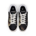 Galaxy Print Leather Sneakers Low-Top Casual Shoes