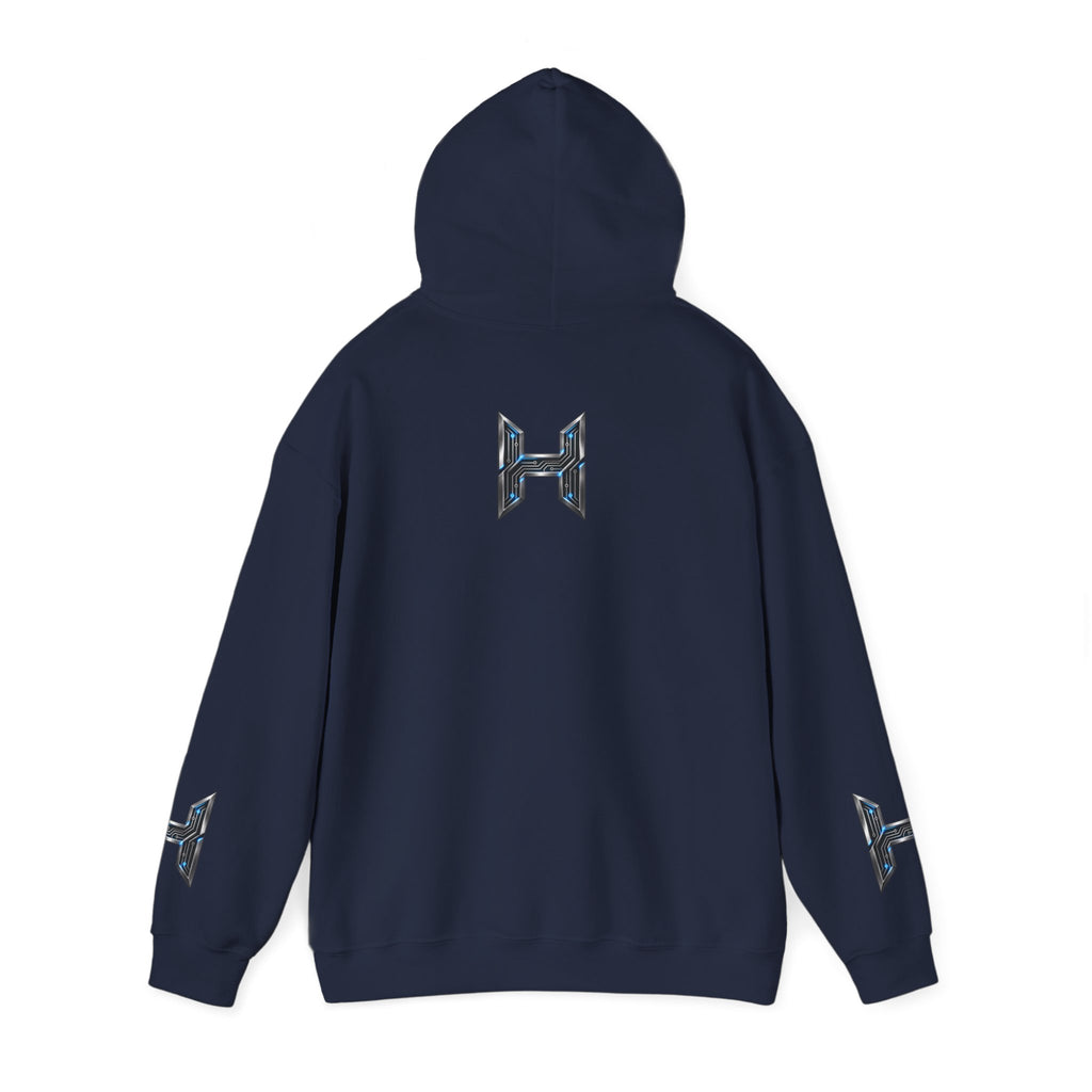 Hunaway Tech Futuristic Graphic Sweatshirt