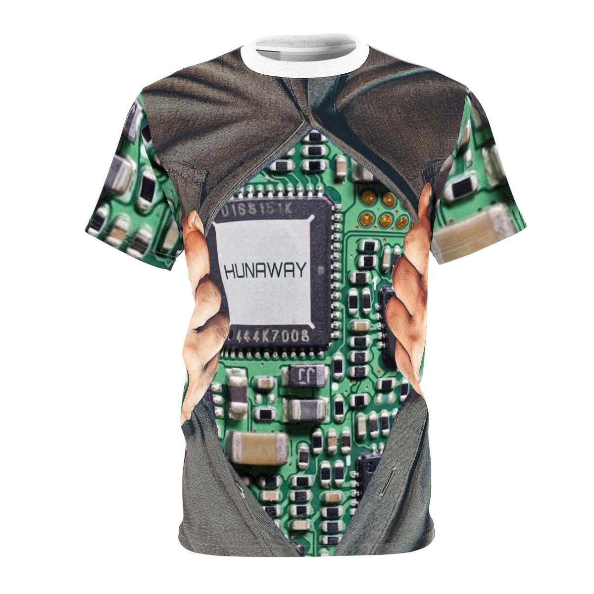 Circuit Heart Tee  ("HUNAWAY" Chip)