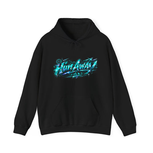 Hoodie — "Run Away" Graffiti Graphic Pullover