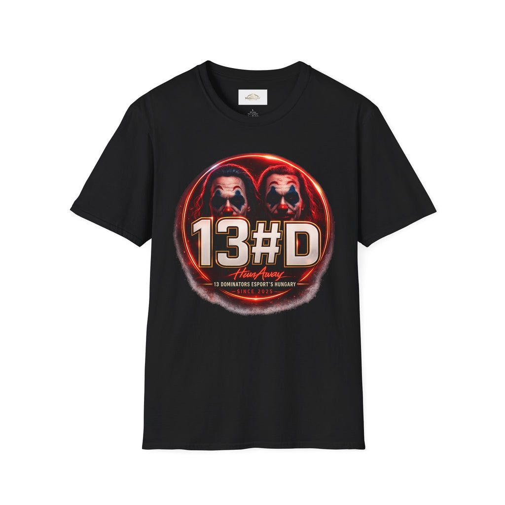 13#D Esports -  Clown Graphic T‑Shirt Black