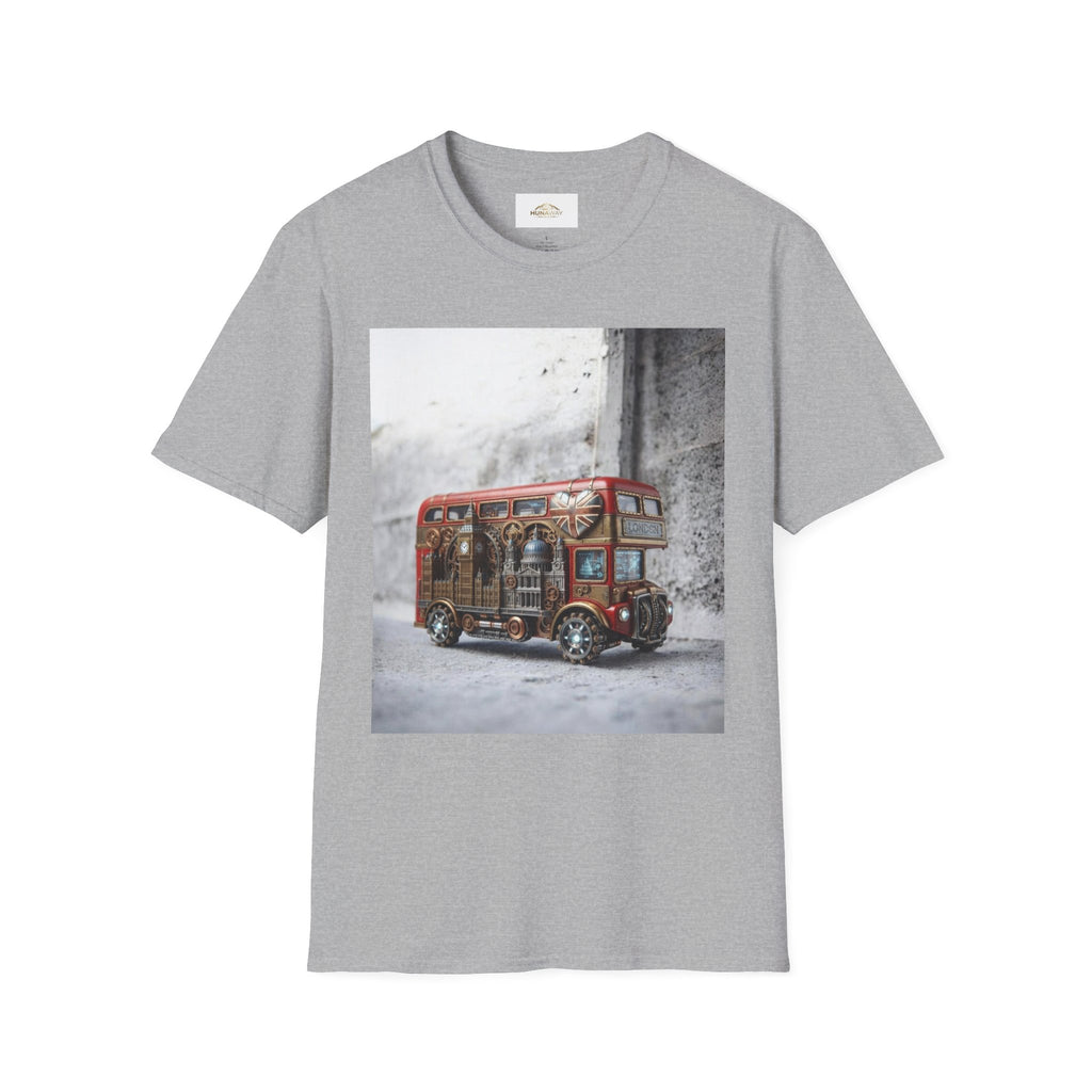 Vintage Red Double-Decker Bus T-Shirt