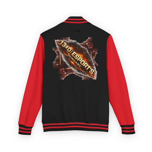 Letterman Jacket — 1381 Esports Hungary Torn Metal Logo