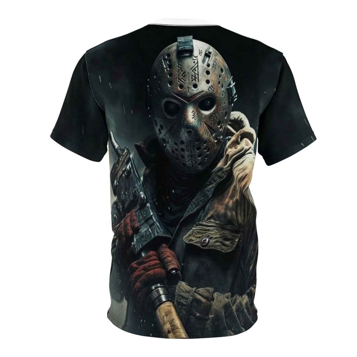 Horror Remus Mask Graphic T-Shirt