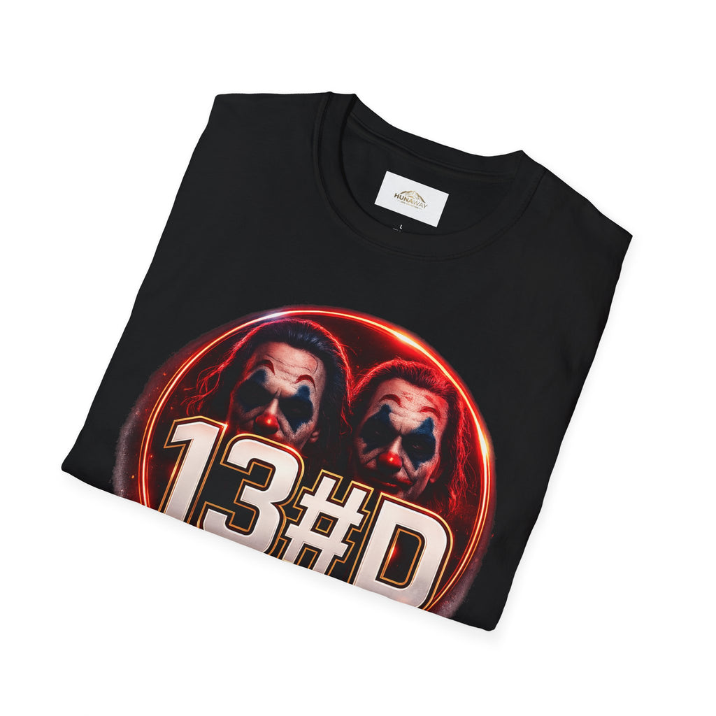 13#D Esports -  Clown Graphic T‑Shirt Black
