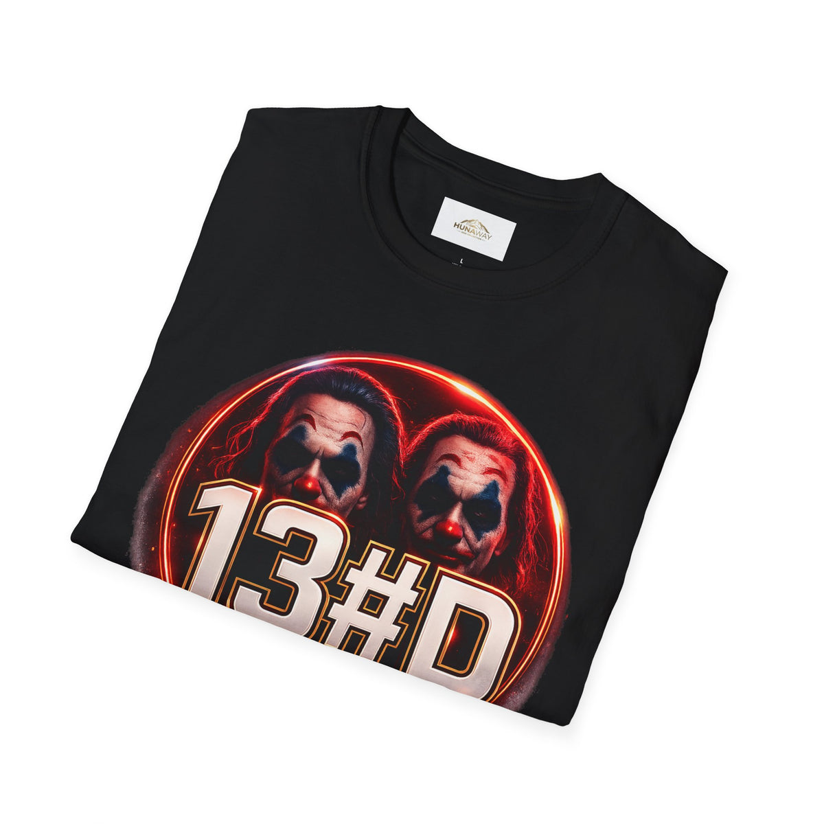 13#D Esports -  Clown Graphic T‑Shirt Black
