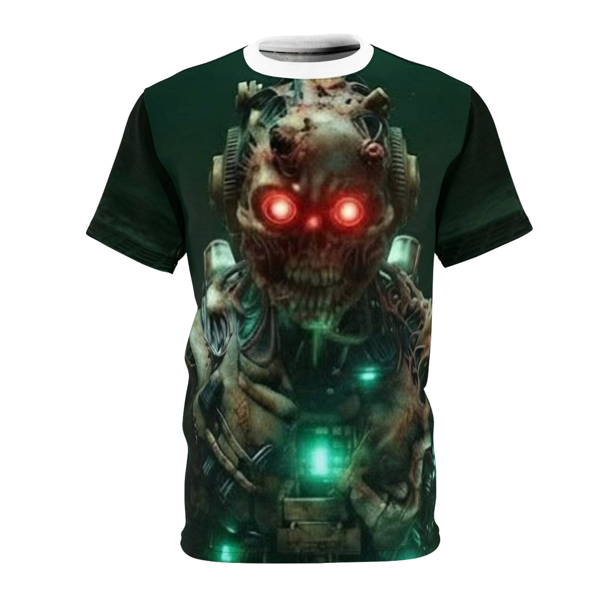 Horror Cyber Skull T- Shirt