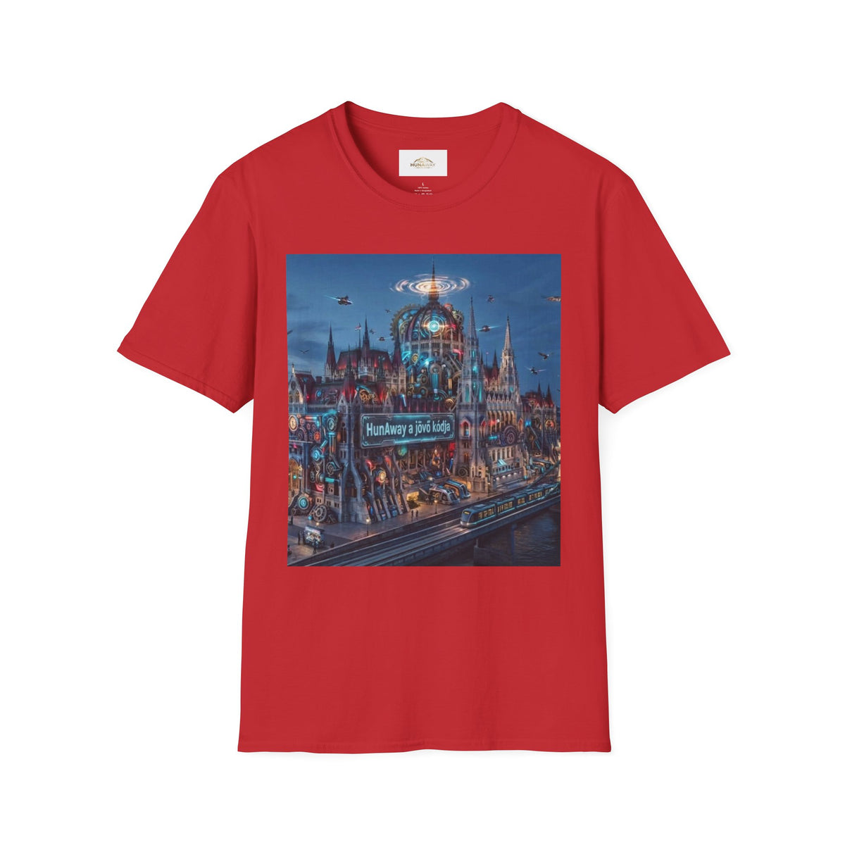 Unisex Fantasy Cityscape T-Shirt