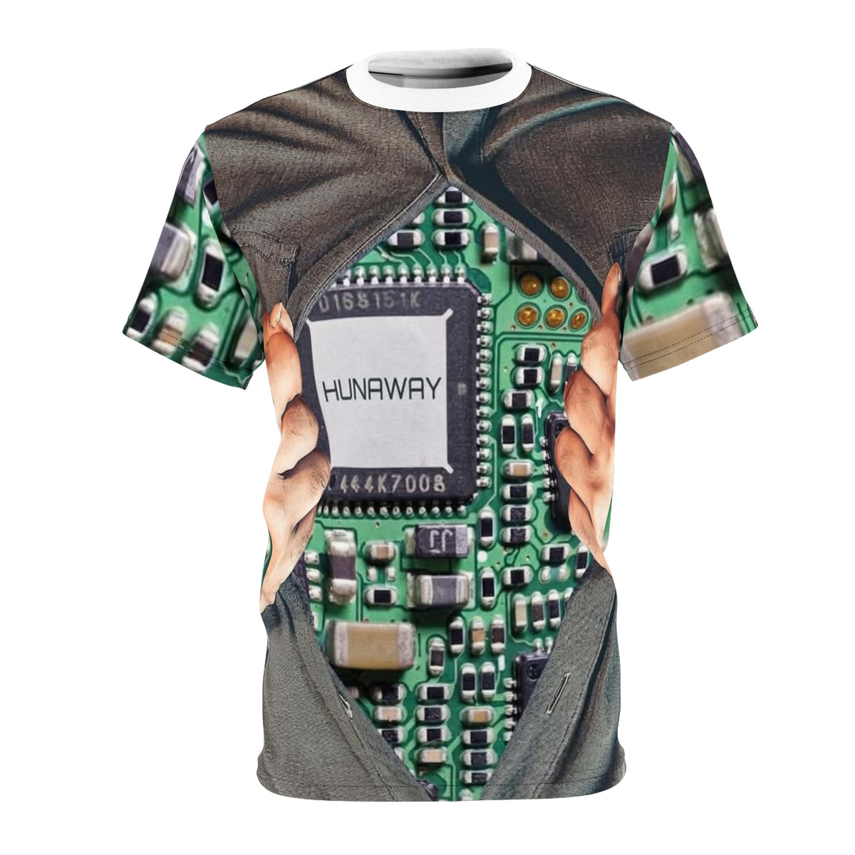 Circuit Heart Tee  ("HUNAWAY" Chip)