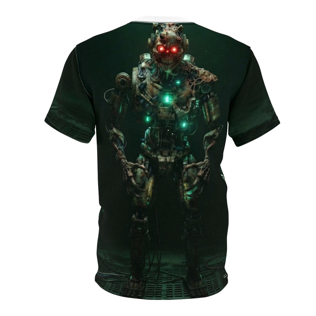 Horror Cyber Skull T- Shirt