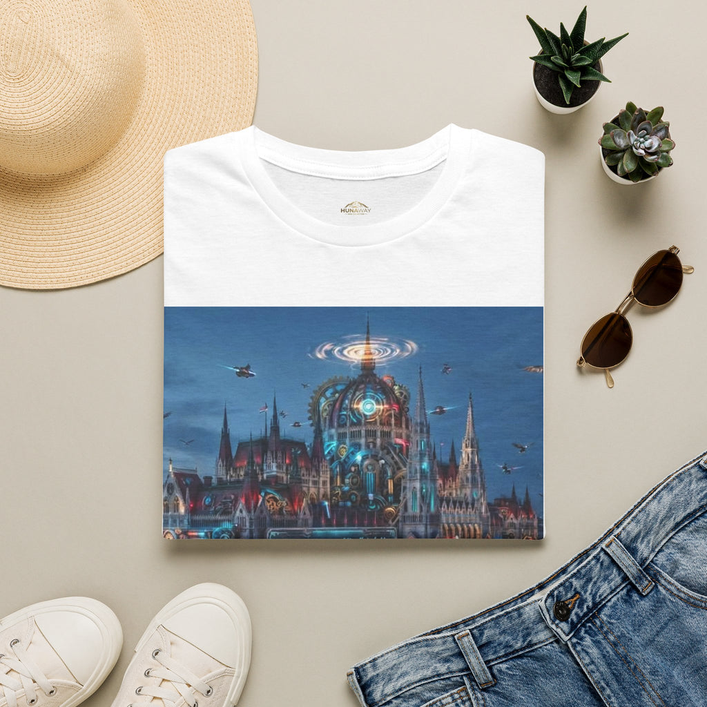 Unisex Fantasy Cityscape T-Shirt