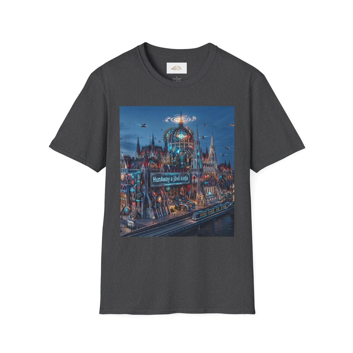 Unisex Fantasy Cityscape T-Shirt