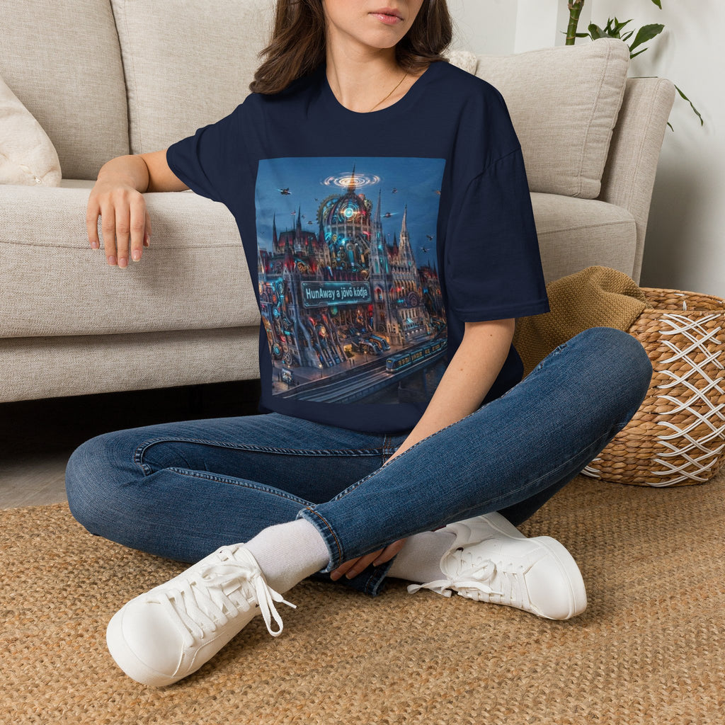 Unisex Fantasy Cityscape T-Shirt