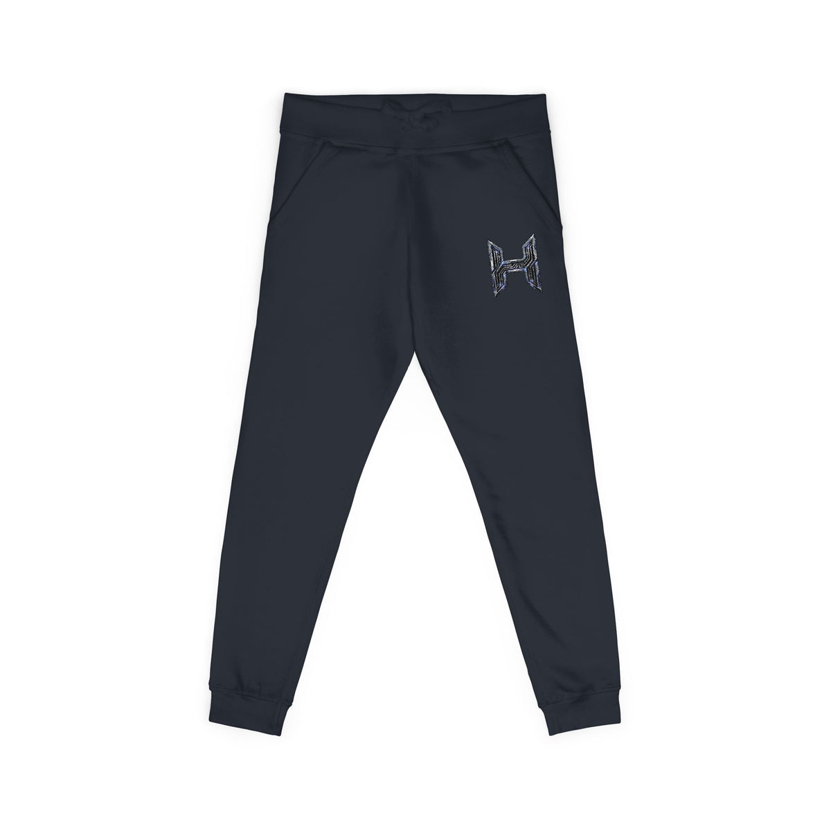 Embroidered Floral 'H' Fleece Sweatpants