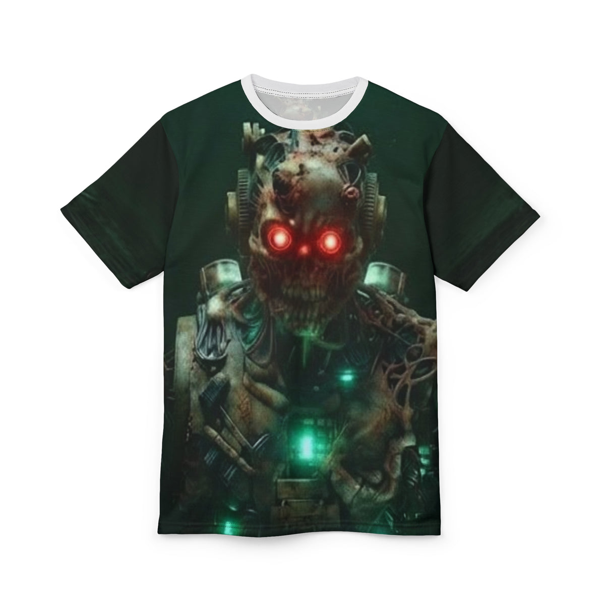 Horror Cyber Skull T- Shirt