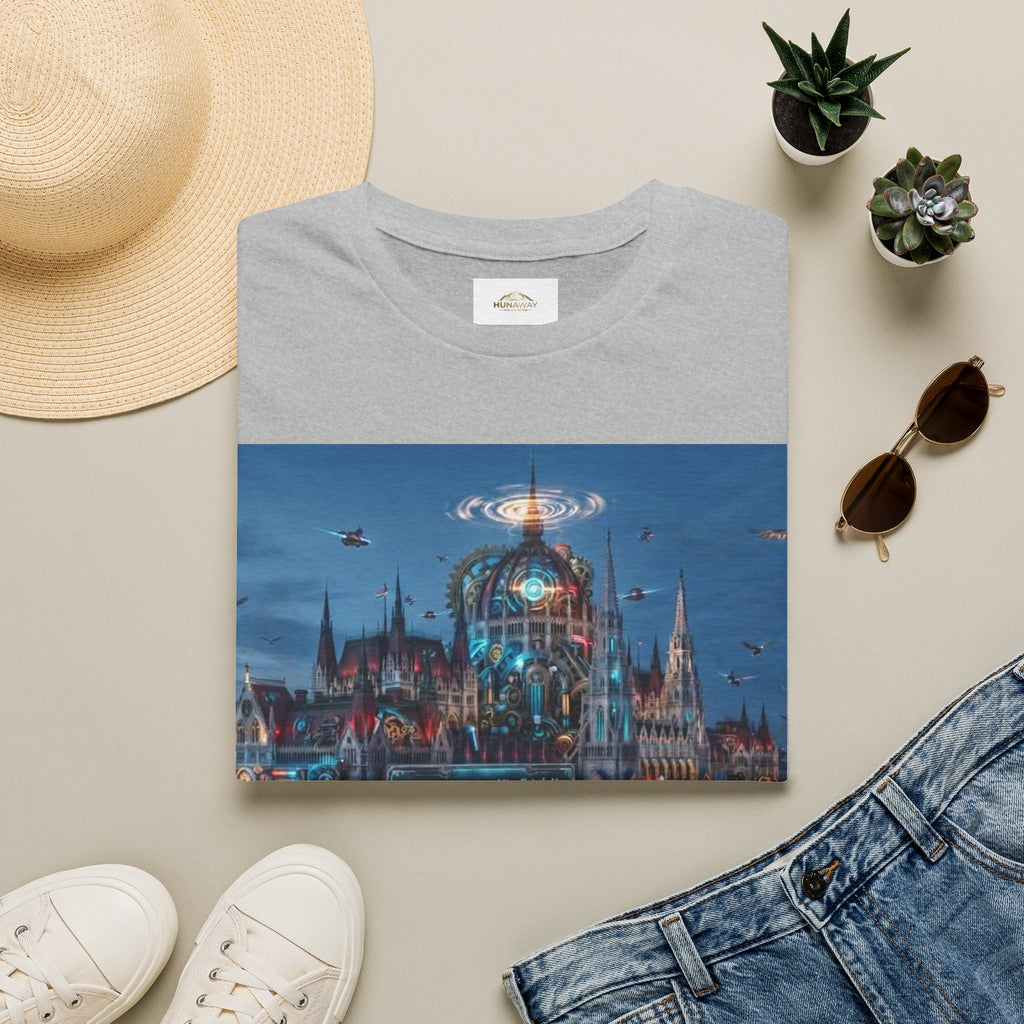 Unisex Fantasy Cityscape T-Shirt