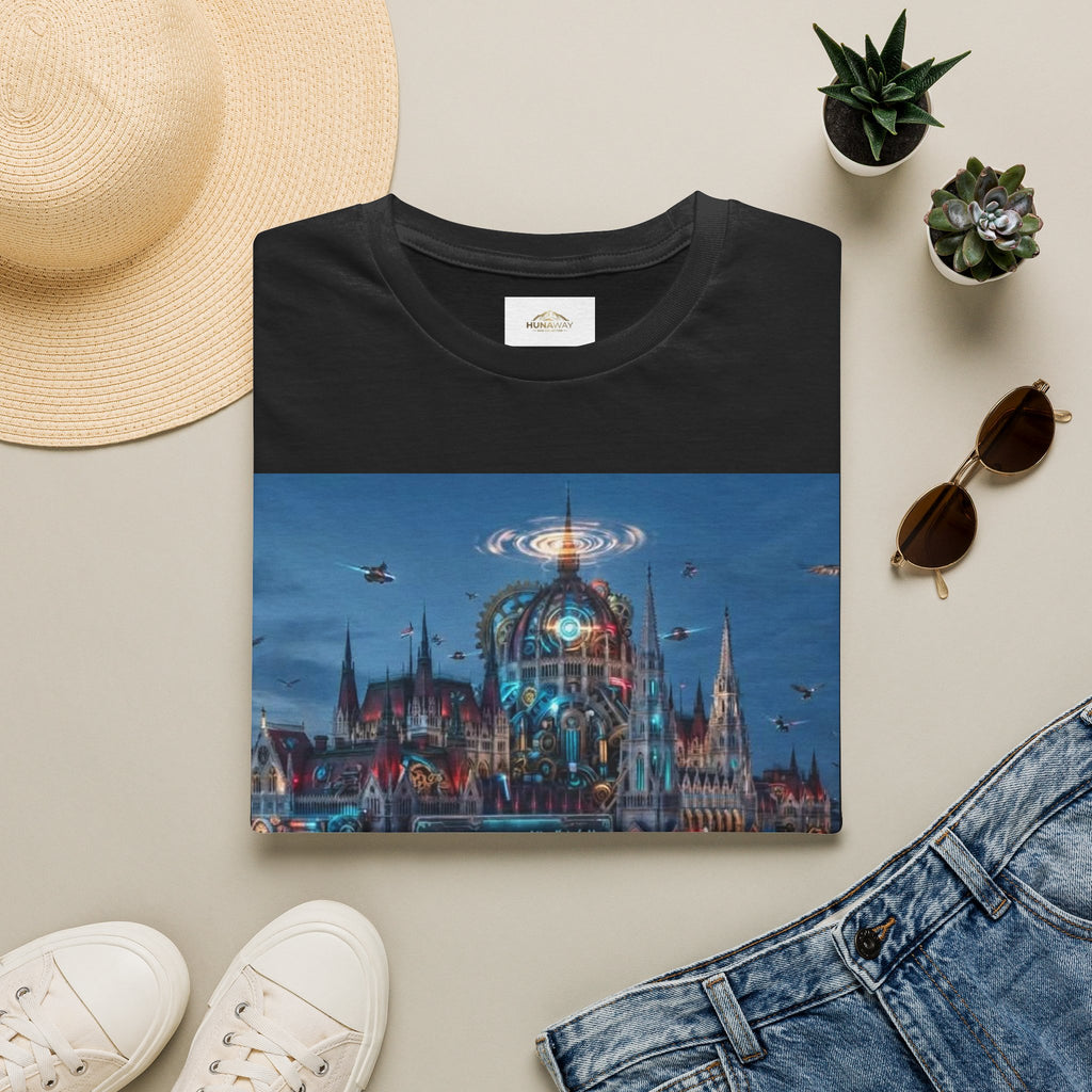 Unisex Fantasy Cityscape T-Shirt