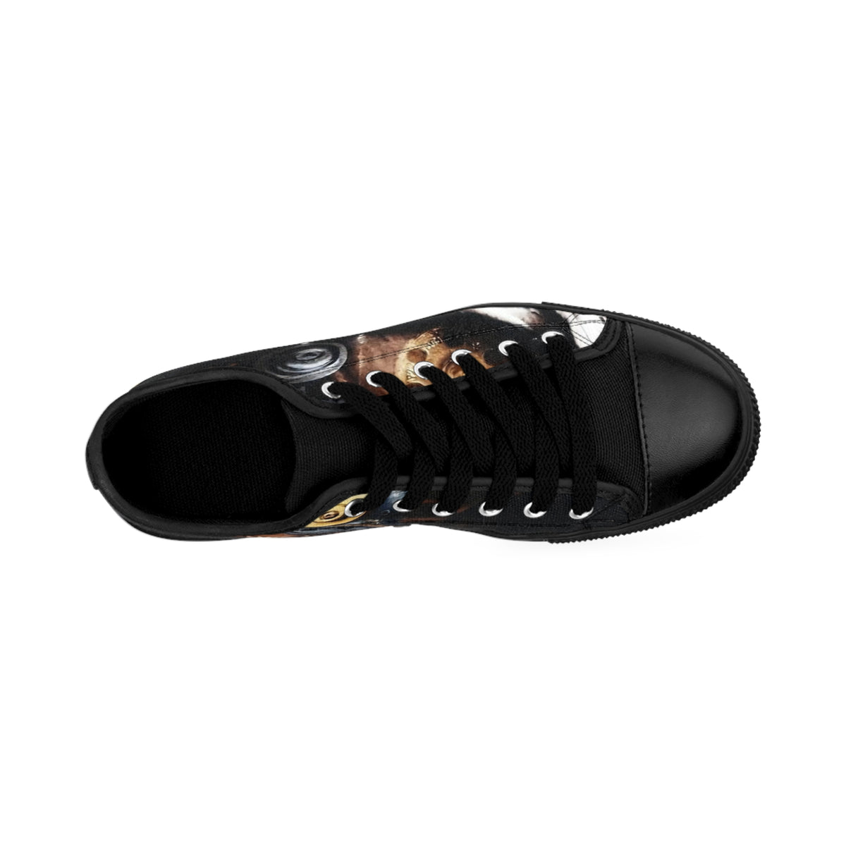 Steampunk Gear Low-Top Sneakers