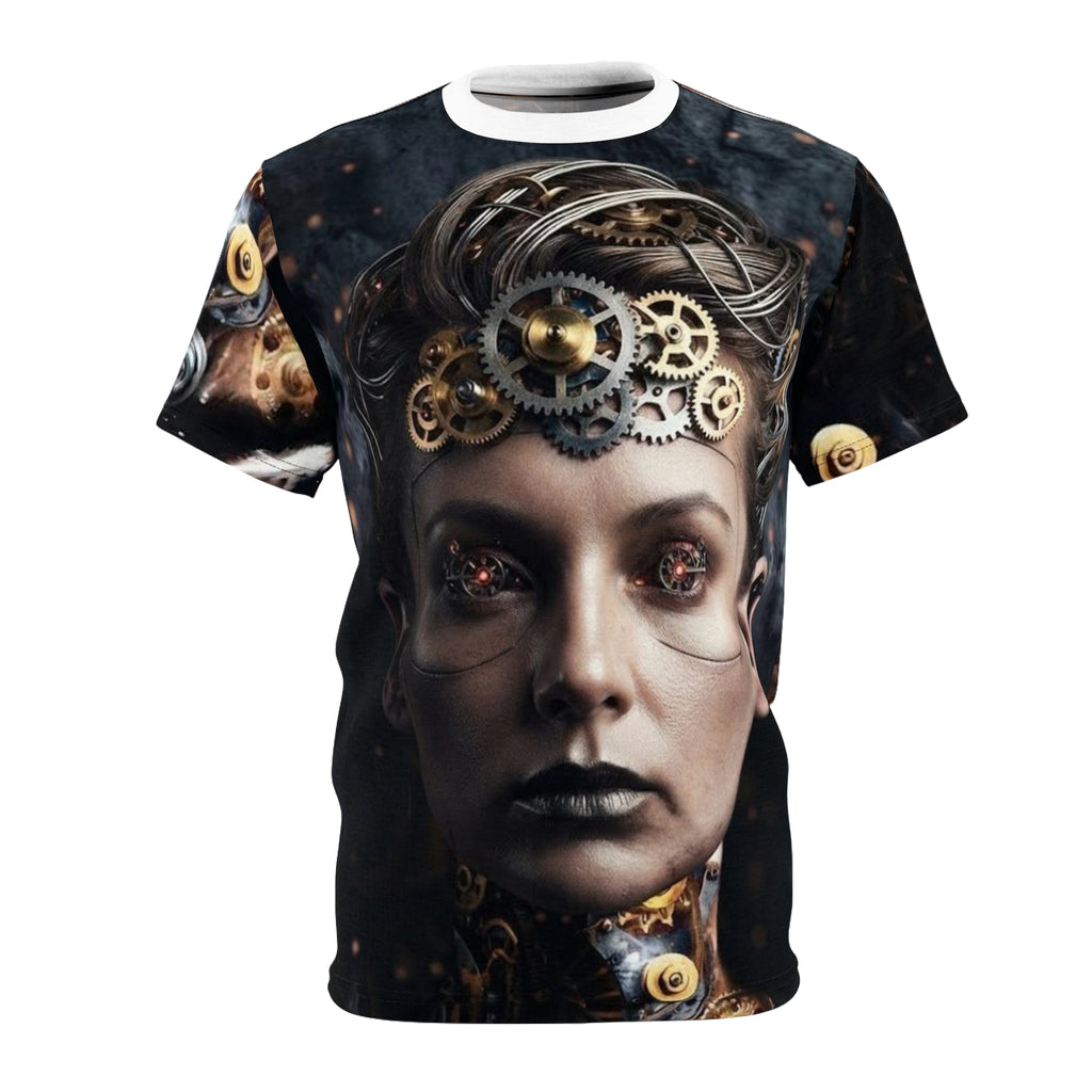 Steampunk Mechanical Face  T‑Shirt