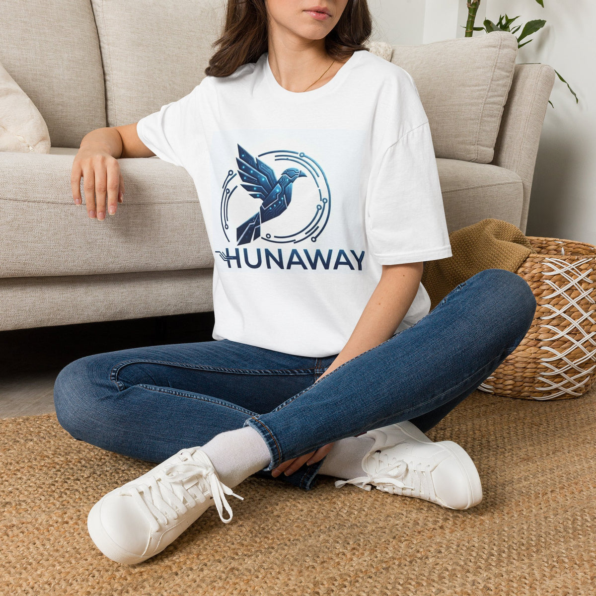 Hunaway Tech Dove Logo T-Shirt
