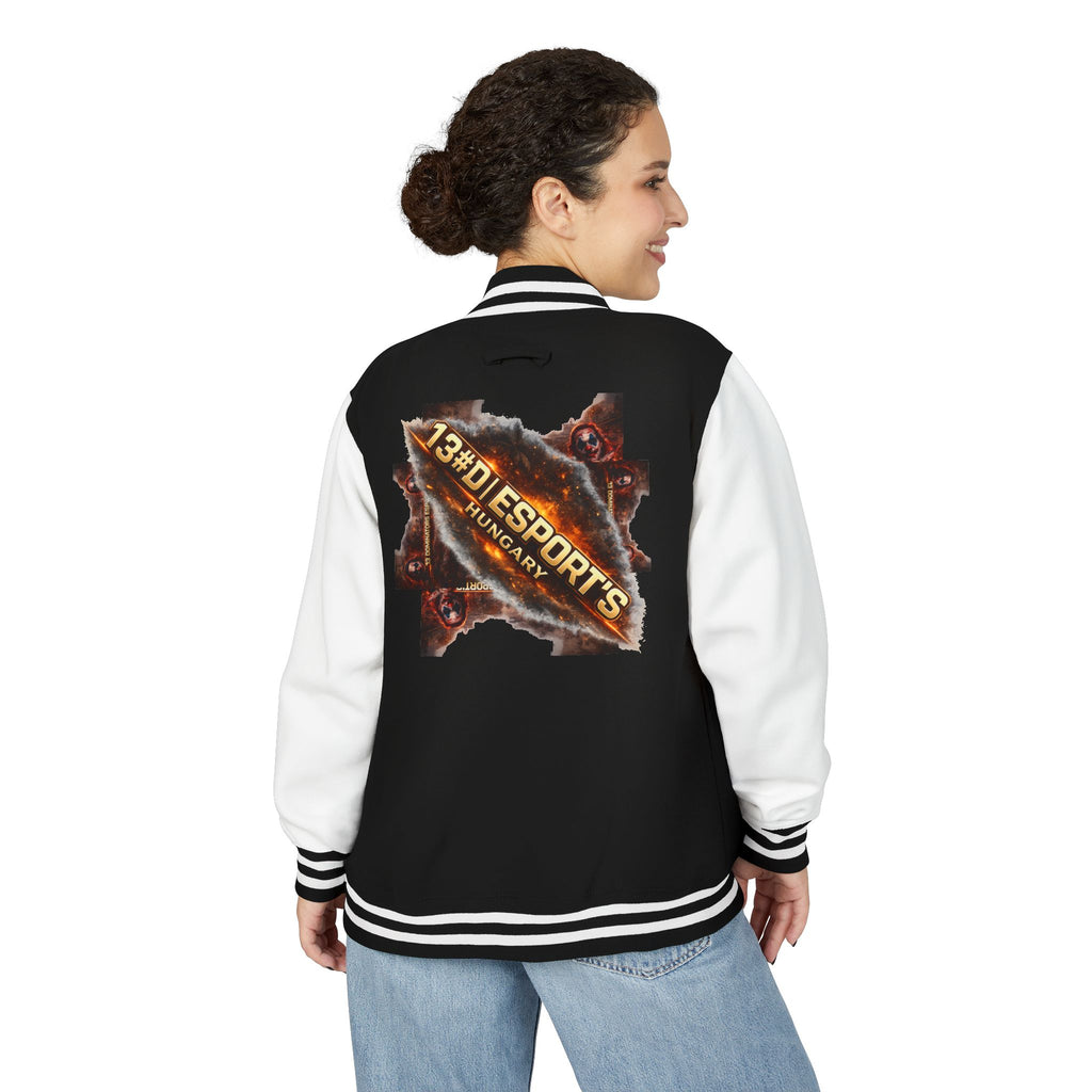Letterman Jacket — 1381 Esports Hungary Torn Metal Logo