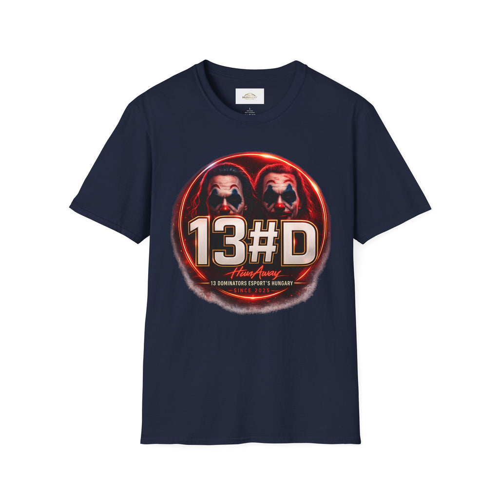 13#D Esports - Clown Graphic T‑Shirt Navy
