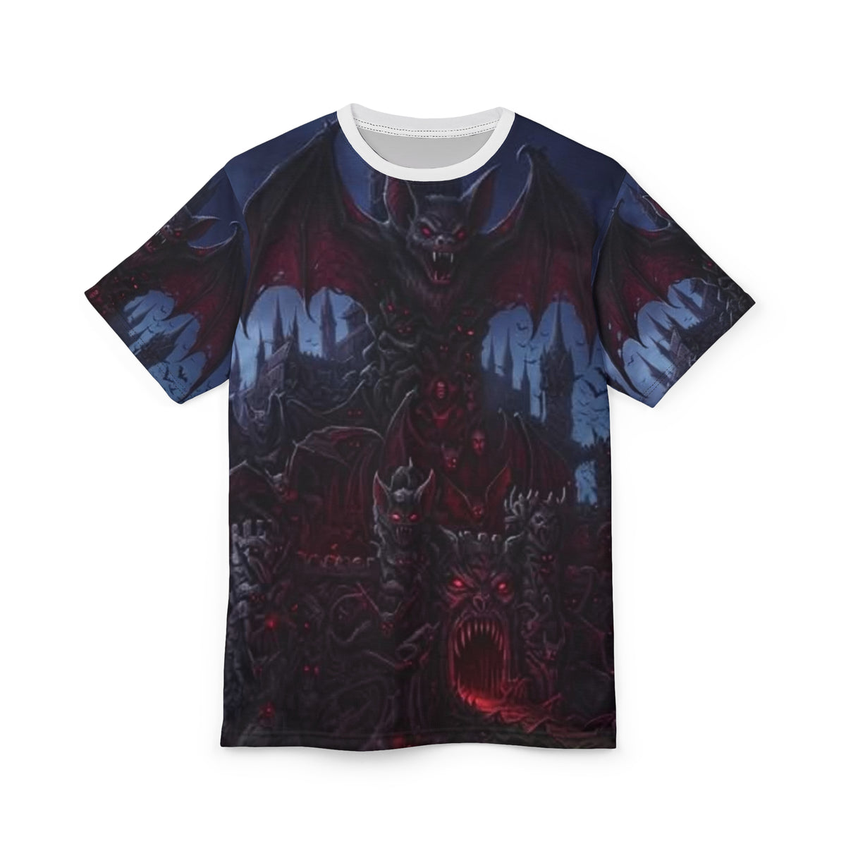Demonic Nightmarish  Gothic Horror Bat T-Shirt